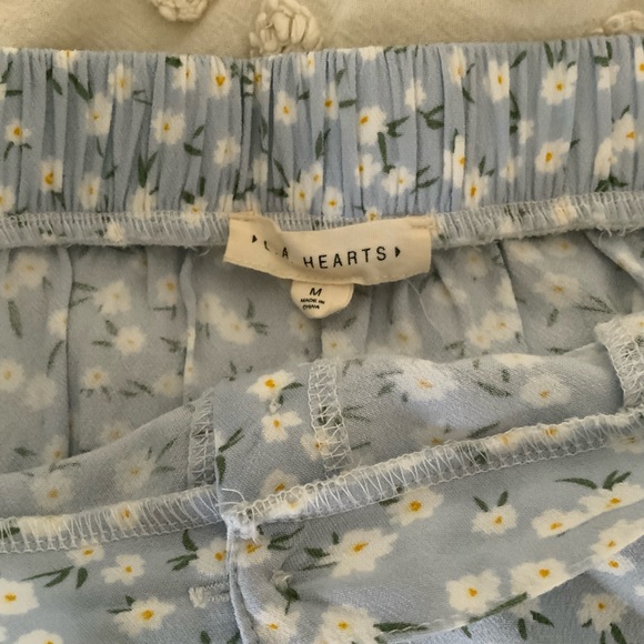 Pacsun L.A. Hearts Light Blue Floral Skirt - Picture 4 of 4